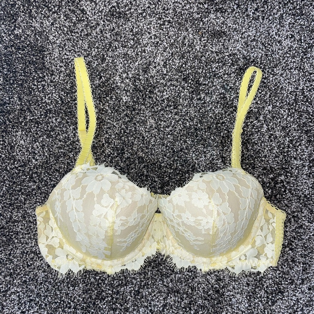 Dream Angels lace yellow bra